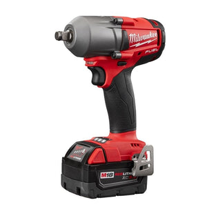 2861 - 22 M18 FUEL 18 Volt Lithium - Ion Brushless Cordless Mid - Torque Impact Wrench 1/2 in. Friction Ring - 5.0 Kit - Mississauga Hardware Centre IncMilwaukee2861-22