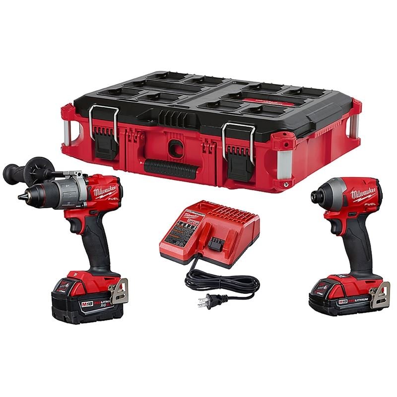 2997 - 22CXPOC M18 FUEL 18 Volt Lithium - Ion Brushless Cordless Hammer Drill/Impact PACKOUT Kit - Mississauga Hardware Centre IncMilwaukee2997-22CXPOC