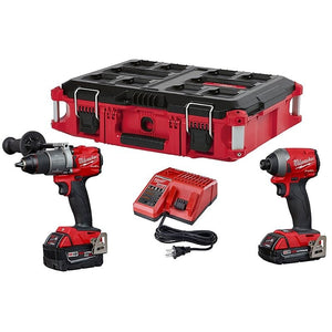2997 - 22CXPOC M18 FUEL 18 Volt Lithium - Ion Brushless Cordless Hammer Drill/Impact PACKOUT Kit - Mississauga Hardware Centre IncMilwaukee2997-22CXPOC