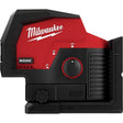 3622 - 20 M12 12 Volt Lithium - Ion Cordless Green Cross Line and Plumb Points Laser - Tool Only - Mississauga Hardware Centre Inc