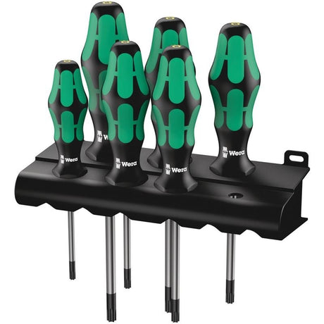 367/6 TORX HF Kraftform Plus screwdriver set with holding function and rack - Mississauga Hardware Centre IncWERA TOOLS5028059001
