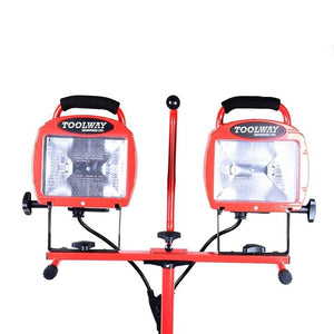 4 - Level Twin Halogen Work Lights w / Adj. Tripod - Mississauga Hardware Centre IncTOOLWAY140512