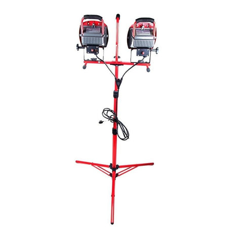 4 - Level Twin Halogen Work Lights w / Adj. Tripod - Mississauga Hardware Centre IncTOOLWAY140512