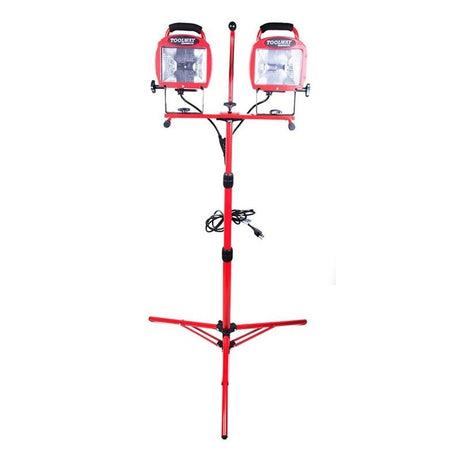 4 - Level Twin Halogen Work Lights w / Adj. Tripod - Mississauga Hardware Centre IncTOOLWAY140512