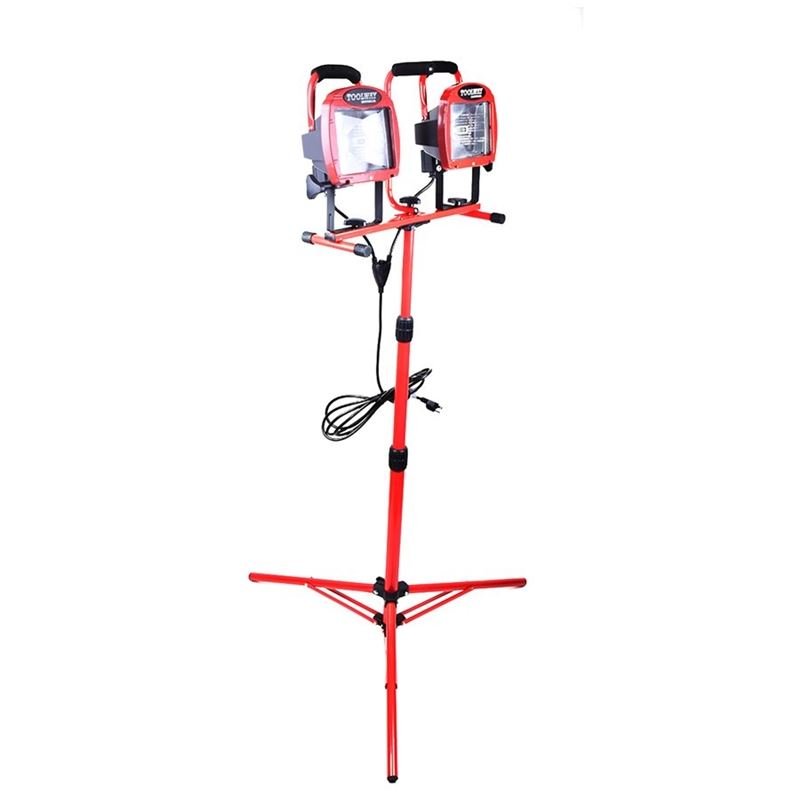 4 - Level Twin Halogen Work Lights w / Adj. Tripod - Mississauga Hardware Centre IncTOOLWAY140512