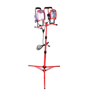 4 - Level Twin Halogen Work Lights w / Adj. Tripod - Mississauga Hardware Centre IncTOOLWAY140512