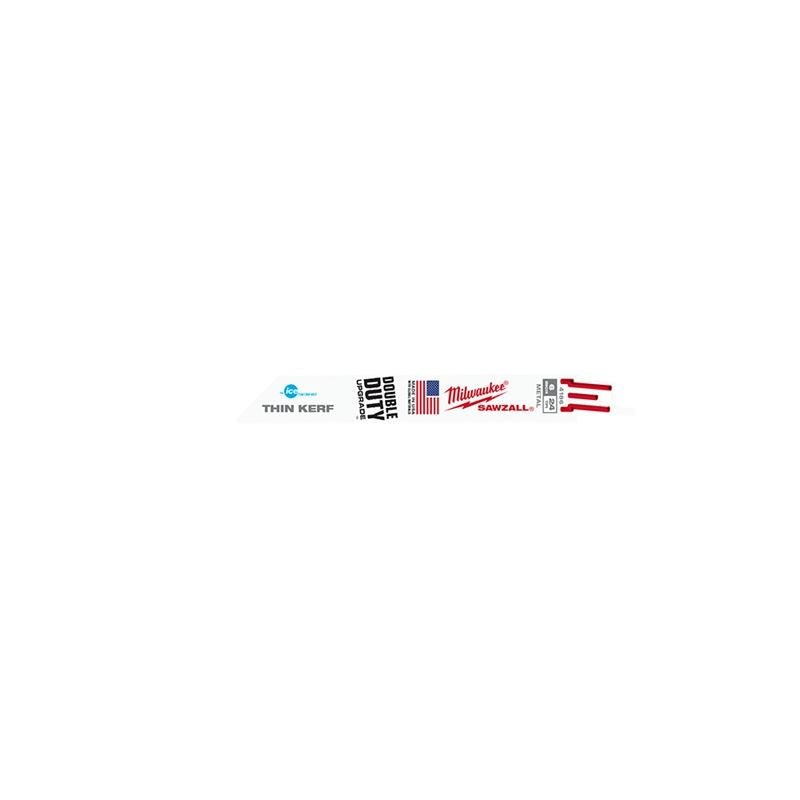 48 - 00 - 4186 6 in. 24 TPI Thin Kerf Ice Hardened SAWZALL Blades - 5 Pack - Mississauga Hardware Centre IncMilwaukee48-00-4186