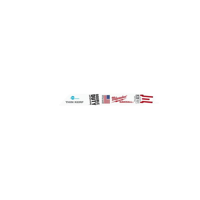 48 - 00 - 4186 6 in. 24 TPI Thin Kerf Ice Hardened SAWZALL Blades - 5 Pack - Mississauga Hardware Centre IncMilwaukee48-00-4186