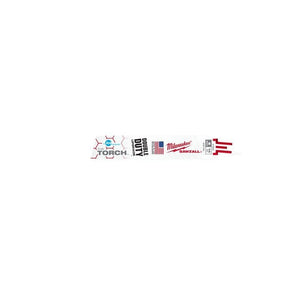 48 - 00 - 4782 6 in. 14 TPI THE TORCH Ice Hardened SAWZALL Blades - 5 Pack - Mississauga Hardware Centre IncMilwaukee48-00-4782