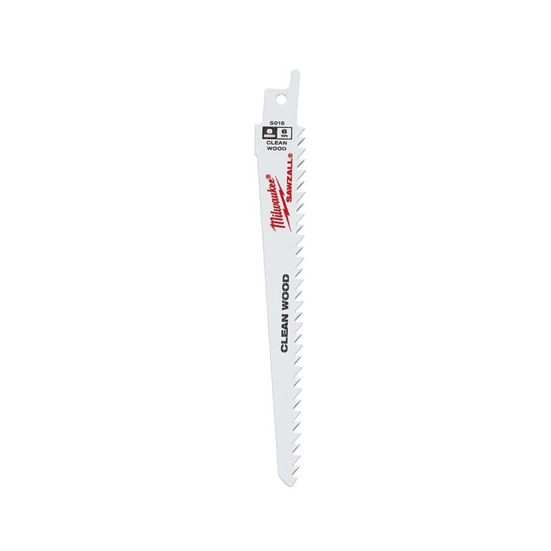 48 - 00 - 5015 6 in. 6 TPI Fleam Ground SAWZALL Blades - 5 Pack - Mississauga Hardware Centre IncMilwaukee48-00-5015