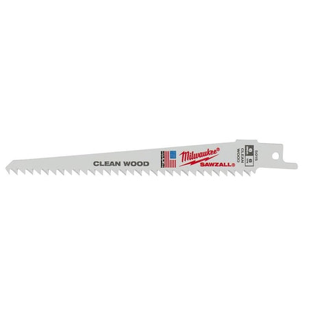 48 - 00 - 5015 6 in. 6 TPI Fleam Ground SAWZALL Blades - 5 Pack - Mississauga Hardware Centre IncMilwaukee48-00-5015