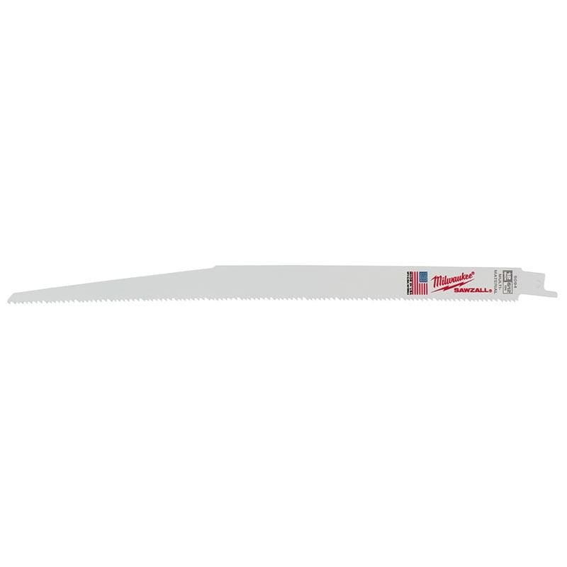 48 - 00 - 5094 12 in. 8/12 TPI SAWZALL Blades - 5 Pack - Mississauga Hardware Centre IncMilwaukee48-00-5094