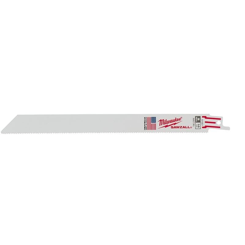 48 - 00 - 5187 9 in. 14 TPI Thin Kerf SAWZALL Blades - 5 Pack - Mississauga Hardware Centre IncMilwaukee48-00-5187