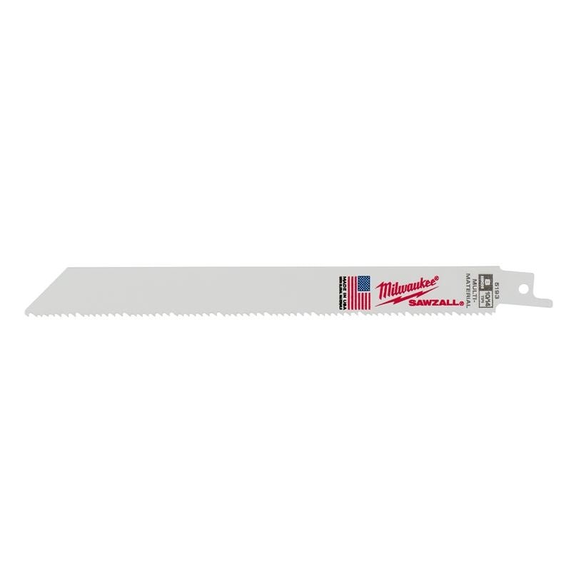 48 - 00 - 5193 8 in. 10/14 TPI SAWZALL Blades (5 Pack) - Mississauga Hardware Centre IncMilwaukee48-00-5193