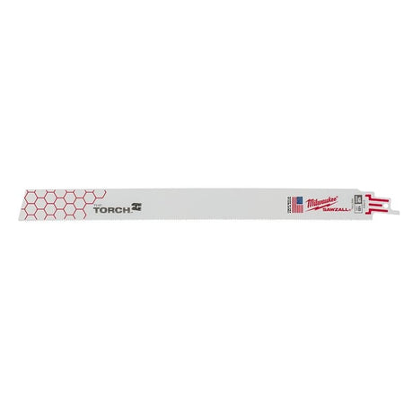 48 - 00 - 5789 12 in. 18 TPI THE TORCH SAWZALL Blade - 5 Pack - Mississauga Hardware Centre IncMilwaukee48-00-5789