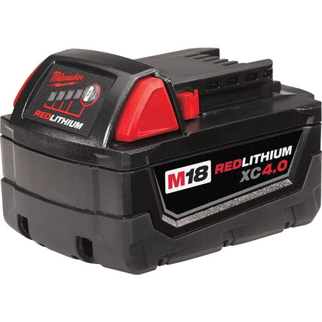 48 - 11 - 1840 M18 18 Volt Lithium - Ion Cordless REDLITHIUM XC 4.0Ah Extended Capacity Battery Pack - Mississauga Hardware Centre IncMilwaukee48-11-1840