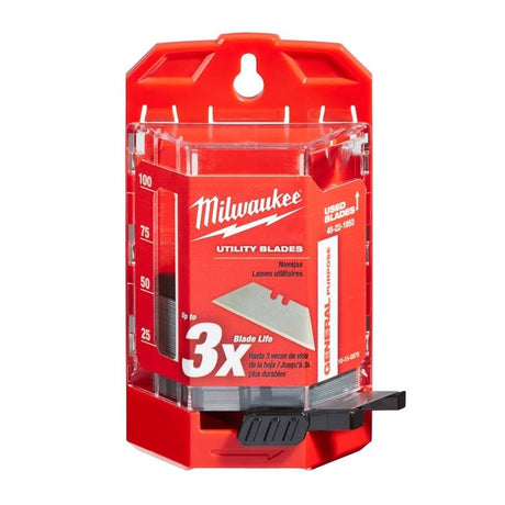 48 - 22 - 1950 General Purpose Utility Blades with Dispenser - 50 Piece - Mississauga Hardware Centre Inc