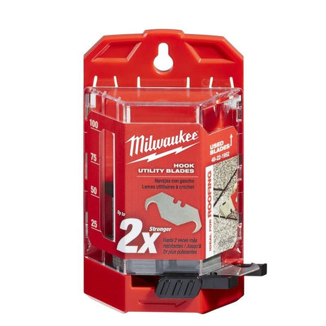 48 - 22 - 1952 Hook Utility Knife Blades with Dispenser - 50 Piece - Mississauga Hardware Centre IncMilwaukee48-22-1952