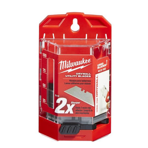 48 - 22 - 1953 Drywall Utility Knife Blades with Dispenser - 50 Piece - Mississauga Hardware Centre IncMilwaukee48-22-1953
