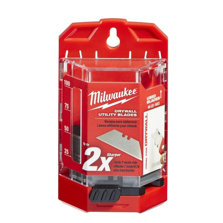 48 - 22 - 1953 Drywall Utility Knife Blades with Dispenser - 50 Piece - Mississauga Hardware Centre IncMilwaukee48-22-1953