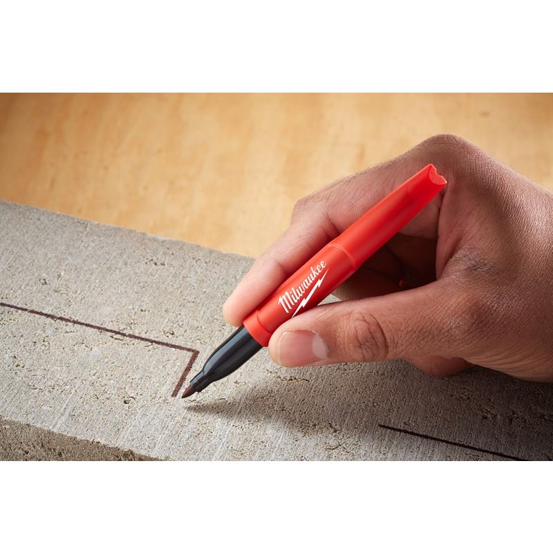 48 - 22 - 3105 INKZALL Fine Point Black Marker - 2 Pack - Mississauga Hardware Centre IncMilwaukee48-22-3105