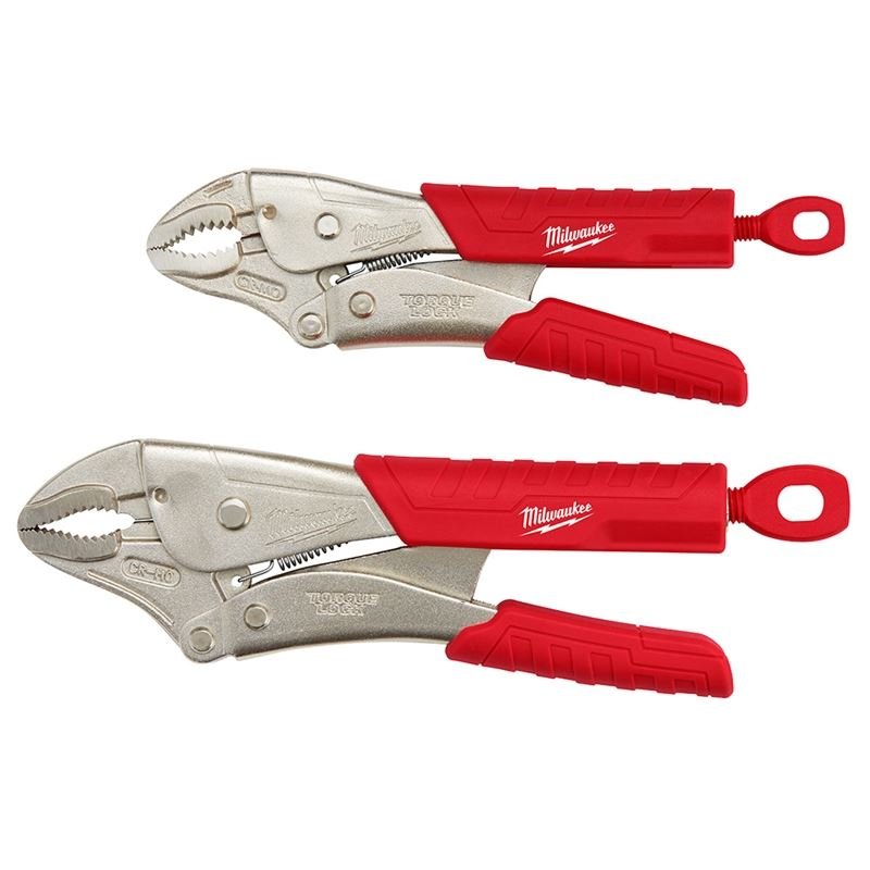 48 - 22 - 3402 7 in. & 10 in. TORQUE LOCK Curved Jaw Locking Pliers Set With Grip - 2 Piece - Mississauga Hardware Centre IncMilwaukee48-22-3402