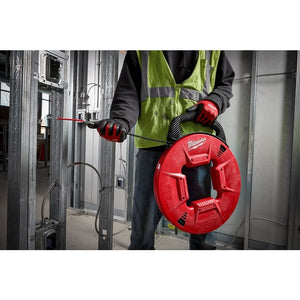 48 - 22 - 4195 100 ft. Polyester Fish Tape with Flexible Metal Leader - Mississauga Hardware Centre IncMilwaukee48-22-4195