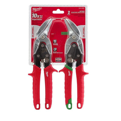 48 - 22 - 4523 2 - Piece Offset Aviation Snip Set - Mississauga Hardware Centre IncMilwaukee48-22-4523