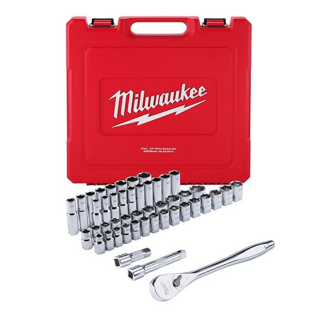48 - 22 - 9010 47 pc. 1/2 in. Socket Wrench Set (SAE Metric) - Mississauga Hardware Centre IncMilwaukee48-22-9010