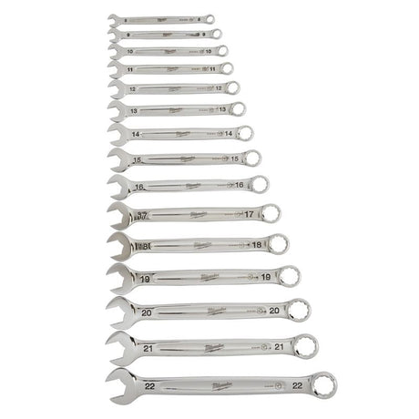 48 - 22 - 9515 Combination Wrench Set - Metric - 15 Piece - Mississauga Hardware Centre IncMilwaukee48-22-9515