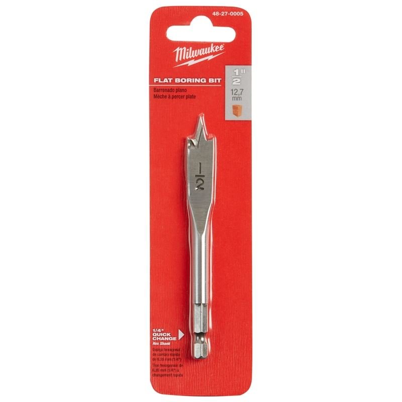 48 - 27 - 0005 1/2 in. x 4.5 in. Flat Boring Bit - Mississauga Hardware Centre Inc