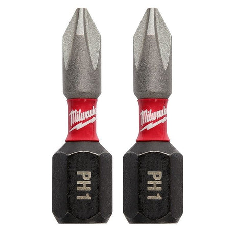 48 - 32 - 4411 SHOCKWAVE 2 - Piece Impact Phillips 1 Insert Bits - Mississauga Hardware Centre IncMilwaukee48-32-4411