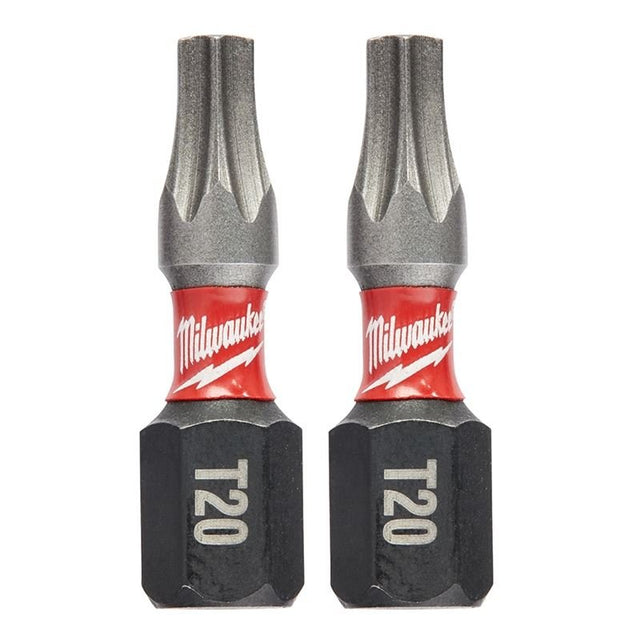 48 - 32 - 4414 SHOCKWAVE 2 - Piece Impact Torx T20 Insert Bits - Mississauga Hardware Centre Inc