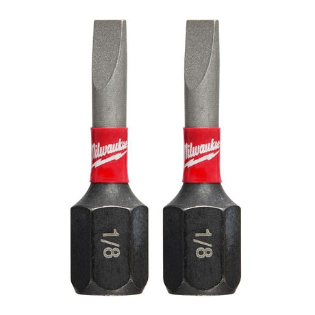 48 - 32 - 4416 SHOCKWAVE 2 - Piece Impact Slotted 1/8 in. Insert Bits - Mississauga Hardware Centre Inc