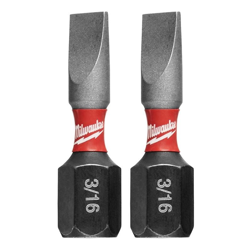 48 - 32 - 4417 SHOCKWAVE 2 - Piece Impact Slotted 3/16 in. Insert Bits - Mississauga Hardware Centre Inc