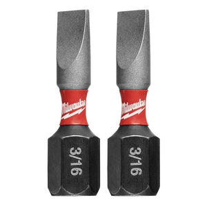 48 - 32 - 4417 SHOCKWAVE 2 - Piece Impact Slotted 3/16 in. Insert Bits - Mississauga Hardware Centre Inc