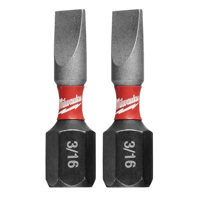 48 - 32 - 4417 SHOCKWAVE 2 - Piece Impact Slotted 3/16 in. Insert Bits - Mississauga Hardware Centre Inc