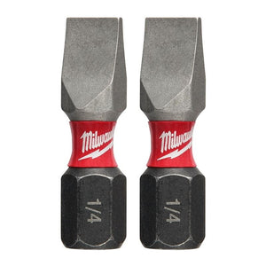 48 - 32 - 4418 SHOCKWAVE 2 - Piece Impact Slotted 1/4 in. Insert Bits - Mississauga Hardware Centre Inc