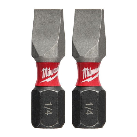 48 - 32 - 4418 SHOCKWAVE 2 - Piece Impact Slotted 1/4 in. Insert Bits - Mississauga Hardware Centre Inc