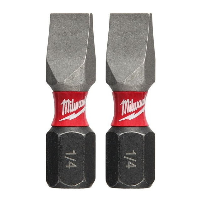 48 - 32 - 4418 SHOCKWAVE 2 - Piece Impact Slotted 1/4 in. Insert Bits - Mississauga Hardware Centre Inc
