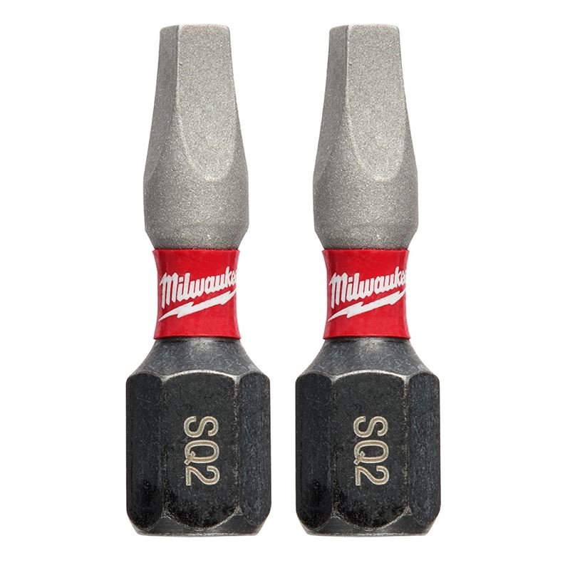 48 - 32 - 4422 SHOCKWAVE Impact Square Recess 2 Insert Bits - Mississauga Hardware Centre IncMilwaukee48-32-4422