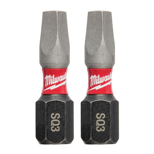 48 - 32 - 4423 SHOCKWAVE Impact Square Recess 3 Insert Bits - Mississauga Hardware Centre IncMilwaukee48-32-4423