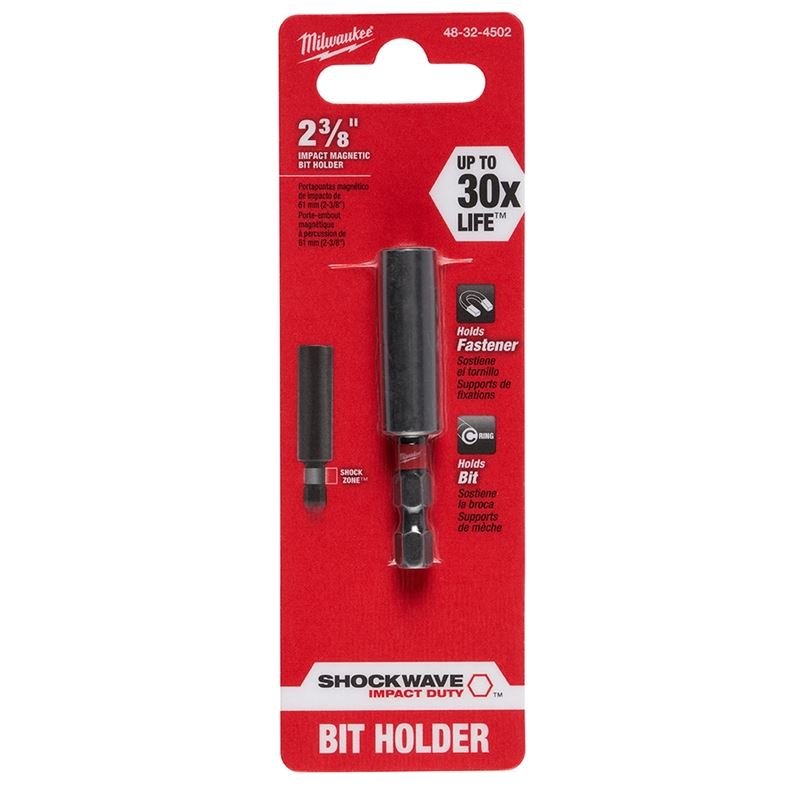 48 - 32 - 4502 SHOCKWAVE 2.36 in. Compact Magnetic Bit Tip Holder - Mississauga Hardware Centre IncMilwaukee48-32-4502