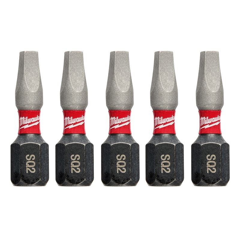 48 - 32 - 4605 SHOCKWAVE Impact Square Recess 2 Insert Bits (5 Pack) - Mississauga Hardware Centre IncMilwaukee48-32-4605