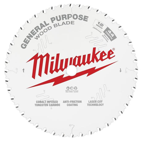 48 - 40 - 1220 12 in. 44 Tooth General Purpose Circular Saw Blade - Mississauga Hardware Centre Inc