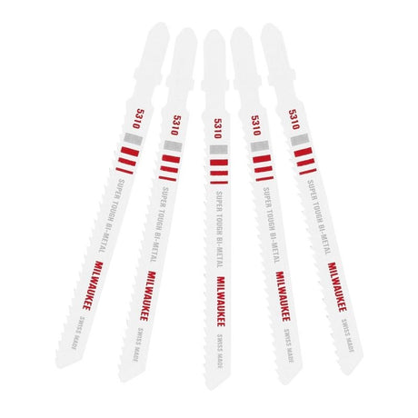 48 - 42 - 5310 4 in. 10 TPI Bi - Metal Jig Saw Blade (5 Pack) - Mississauga Hardware Centre IncMilwaukee48-42-5310