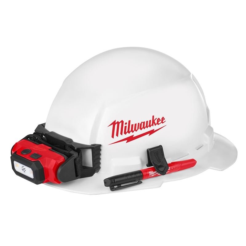 48 - 73 - 1030 Full Brim Hard Hat with BOLT Accessories Type 1 Class E - Mississauga Hardware Centre IncMilwaukee48-73-1030