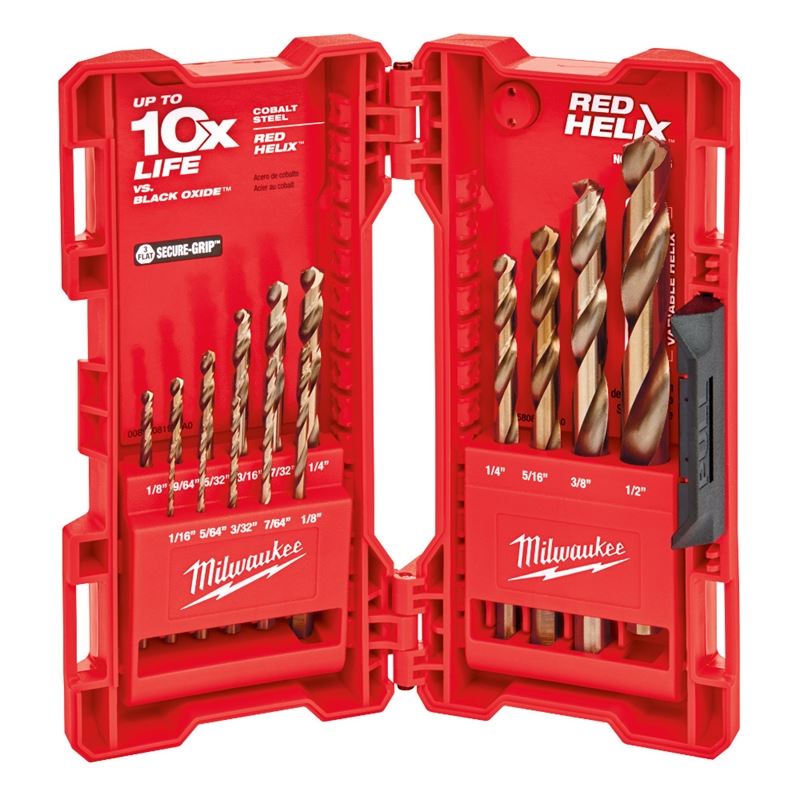 48 - 89 - 2331 Cobalt RED HELIX Kit - 15 Piece - Mississauga Hardware Centre IncMilwaukee48-89-2331