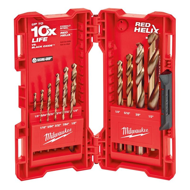 48 - 89 - 2331 Cobalt RED HELIX Kit - 15 Piece - Mississauga Hardware Centre IncMilwaukee48-89-2331