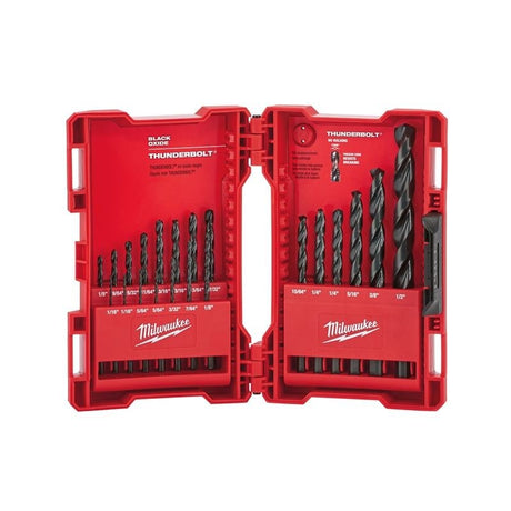 48 - 89 - 2801 Thunderbolt Black Oxide Drill Bit Set - 21 Piece - Mississauga Hardware Centre IncMilwaukee48-89-2801